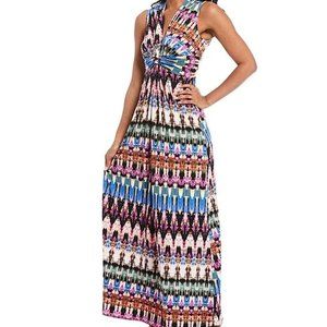 Eliza J - Twist-front Sleeveless Maxi Dress NWT sz 6